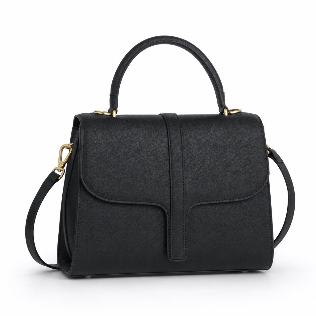 Structured Top-Handle Bag